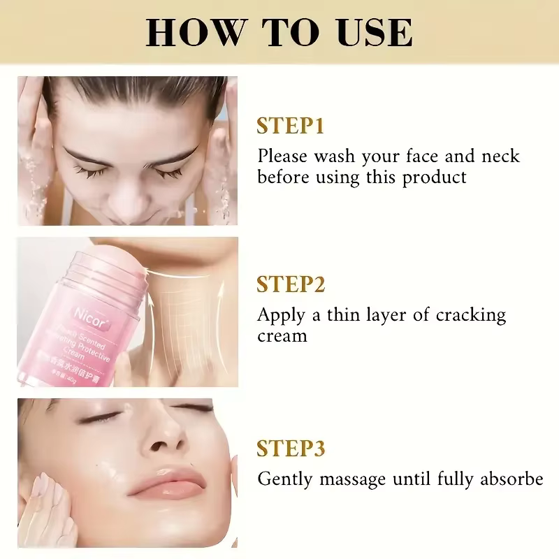 Crème hydratante et hydratante pour les pieds pour peaux sèches