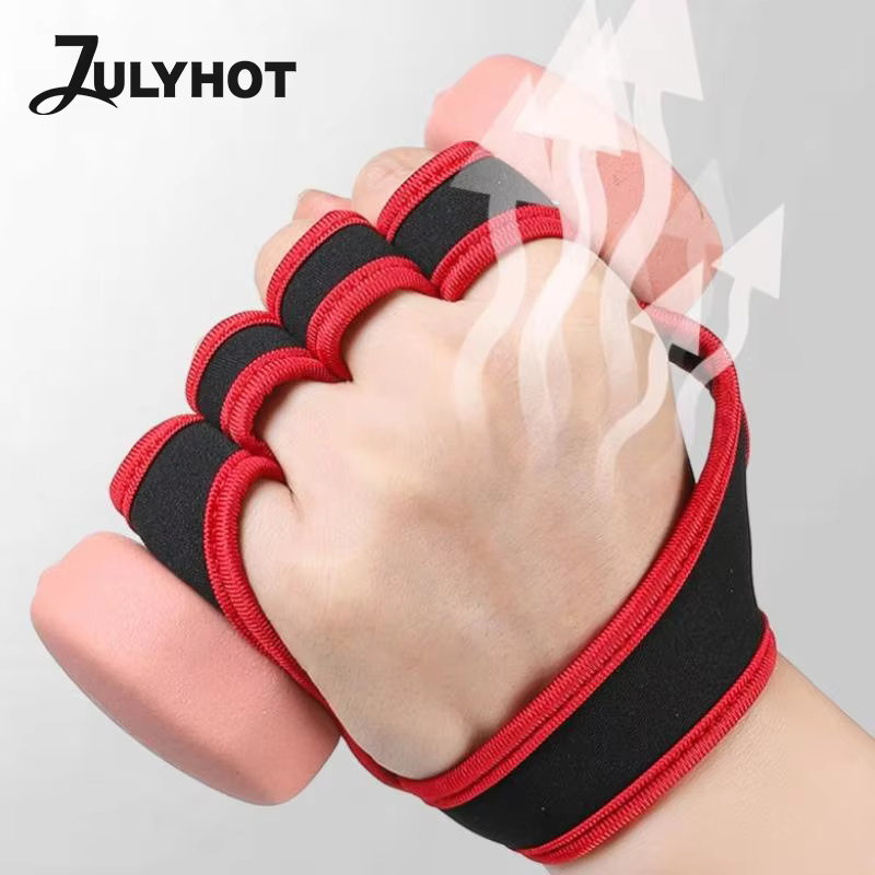 Protège-paumes pour la musculation, gants de fitness, gants d'entraînement pour la musculation, gants de musculation avec poignées pour haltères