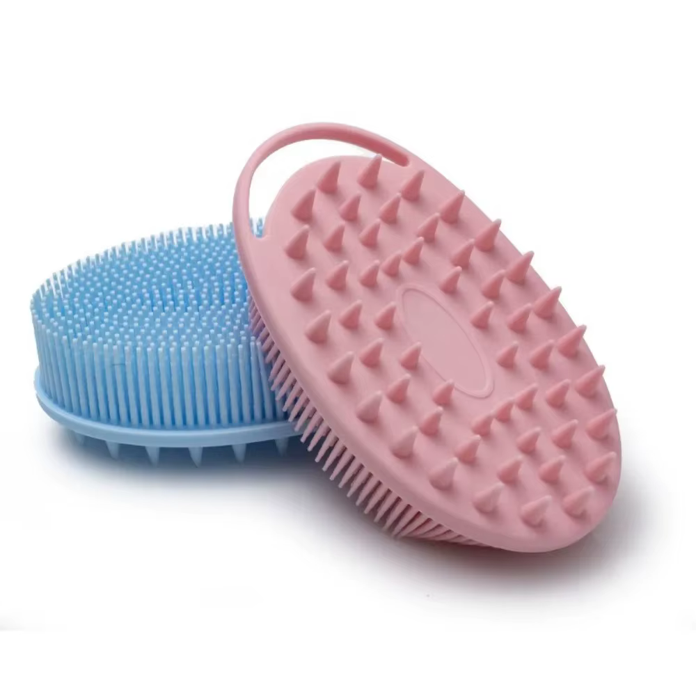 Brosse de massage exfoliante douce en silicone pour le corps