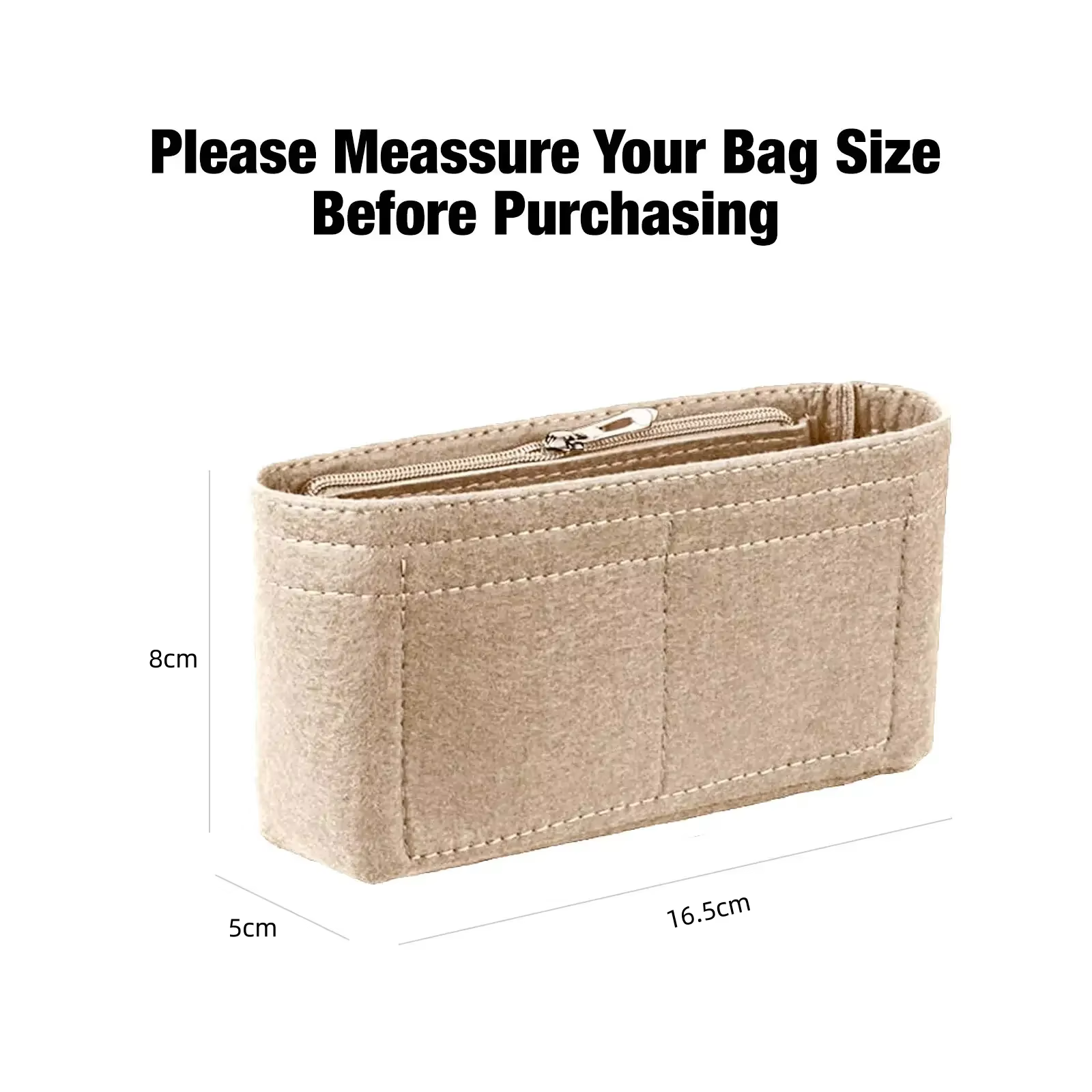 Sac à main en feutre, sac de rangement, sac à main, organisateur pour Longchamp, Mini sac à bandoulière