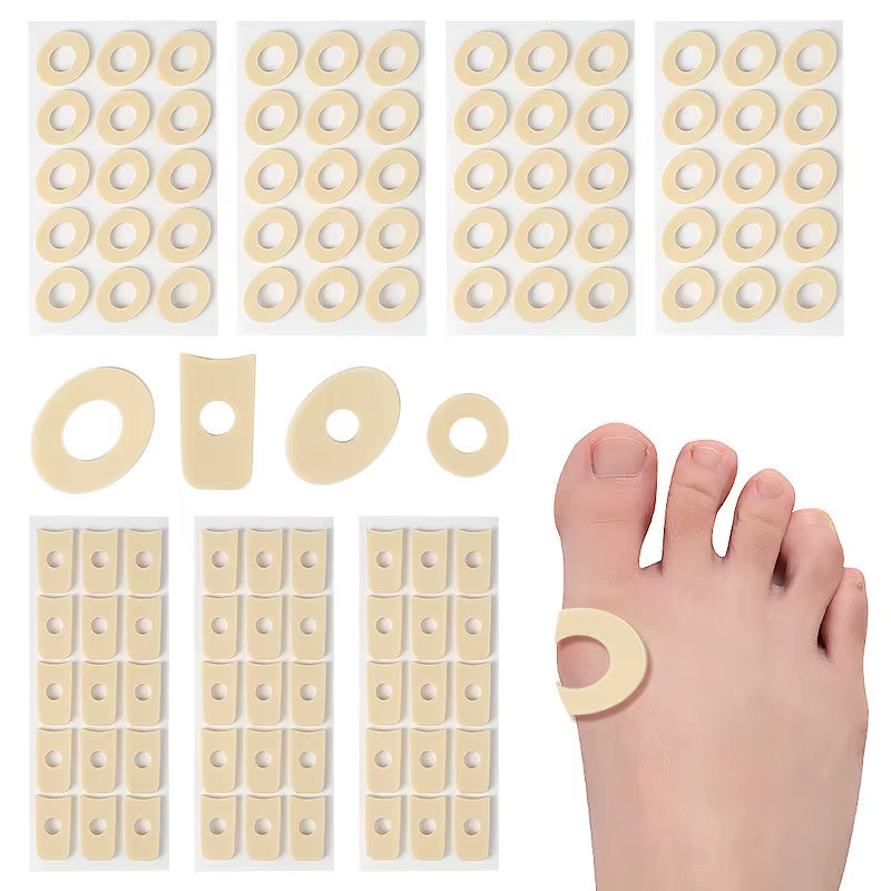 15 coussinets anti-callosités auto-adhésifs pour le dessous des pieds