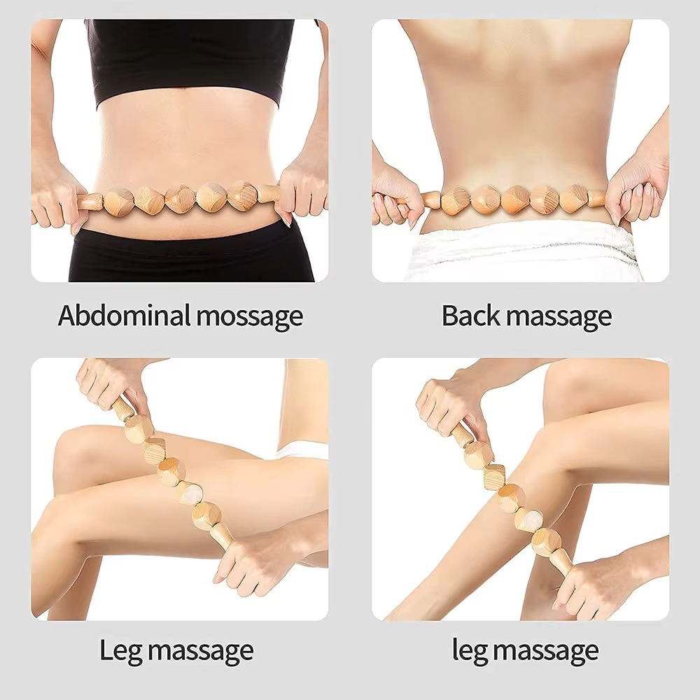 Masseur de Drainage lymphatique en bois