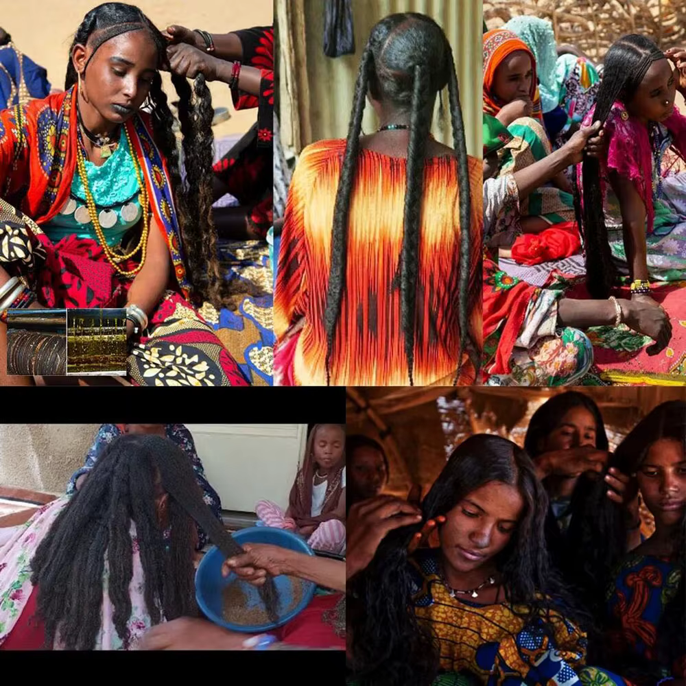 Huile nourrissante traditionnelle africaine artisanale Layden 50 ml renforcement du cuir chevelu et des racines des cheveux