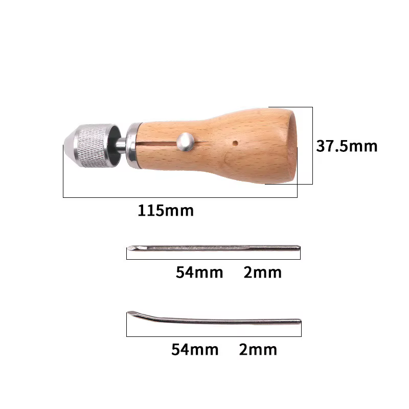 Machine à coudre à la main en cuir, bricolage, fil ciré, outil de couture, artisanat du cuir, bandes de ceinture, outils de cordonnier, couture à la main