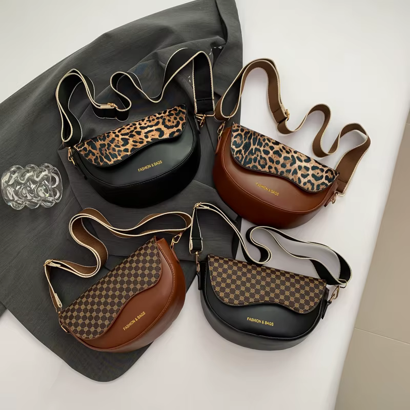 Sac à main rétro chic, sac messager à la mode pour dames, sac à bandoulière élégant, sac de selle en simili cuir pour le travail quotidien des femmes, fête