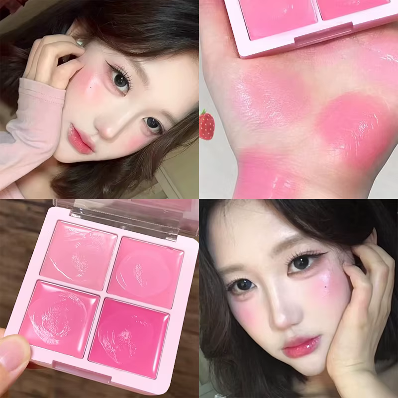 4 couleurs Blush crème naturel nu maquillage éclaircissant eau lumière pêche