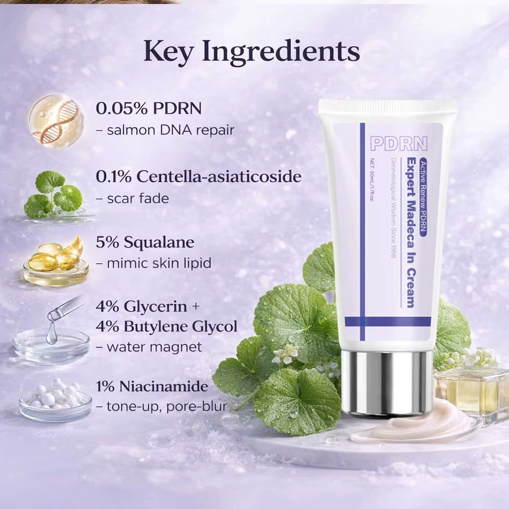Crème pour le visage à la Centella