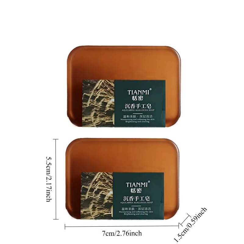2 Savons Artisanaux à l'Agarwood