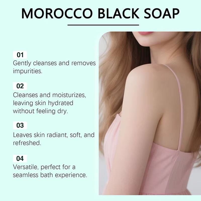 Savon noir marocain, nettoyage en profondeur