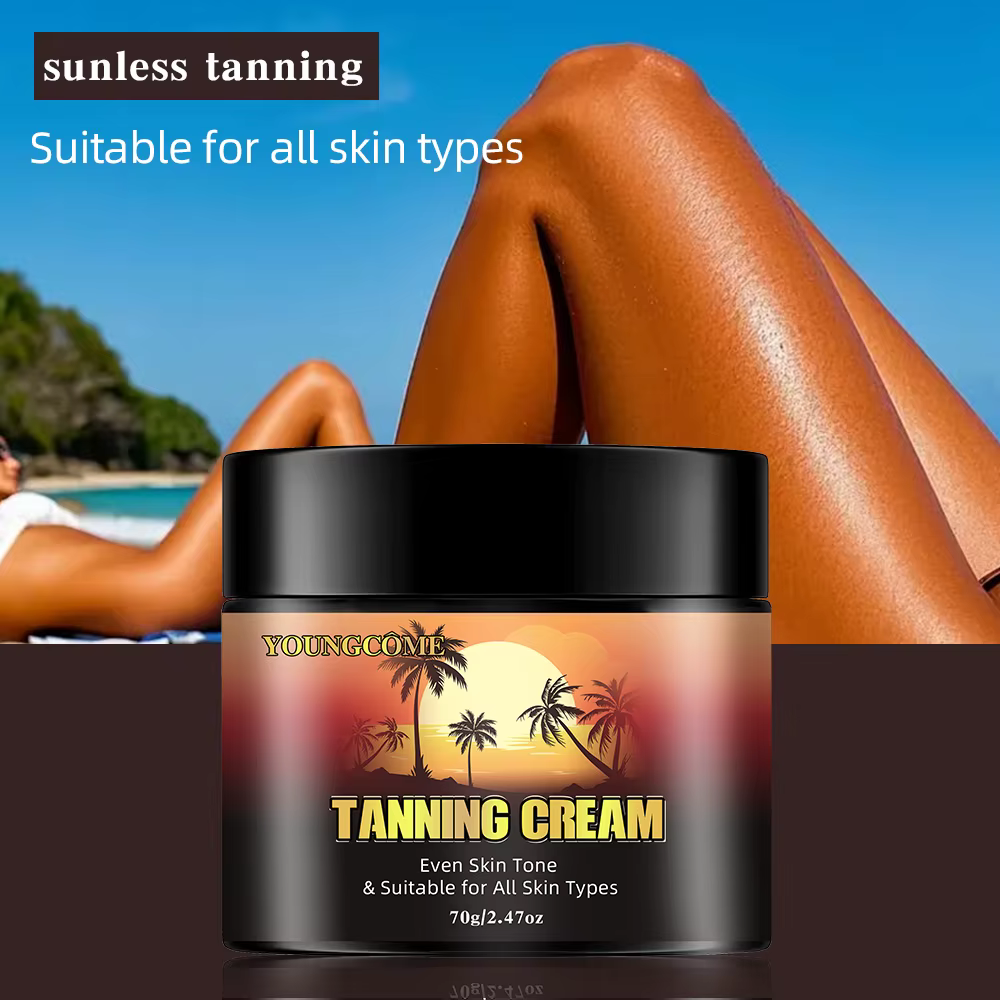 YOUNGCOME – crème accélérateur de bronzage marron brillant