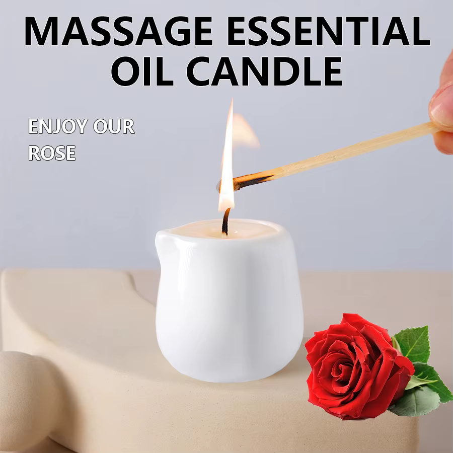 1 bougie à l'huile de massage