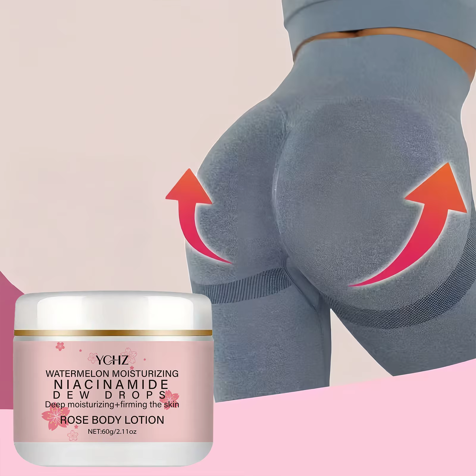 Crème liftante instantanée pour les fesses - 60g