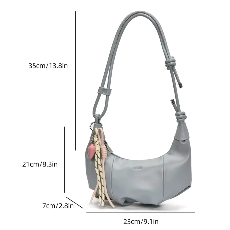 Nouveau Sac à Main Élégant en Similicuir 2026 - Sac à Bandoulière en PU pour Femme, Sac Croisé, Pochette de Soirée Compacte avec Chaîne, Sac de Créateur