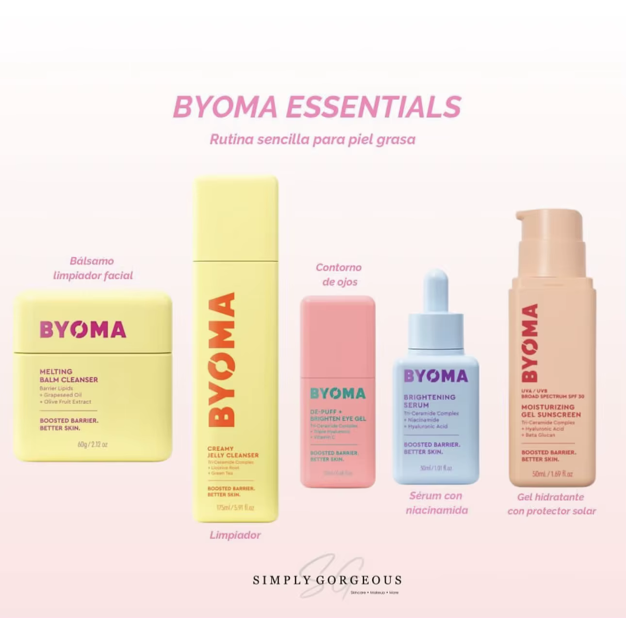 Série de Sérums Éclat Phyto-Mucin BYOMA : Huile Réparatrice Hydratante