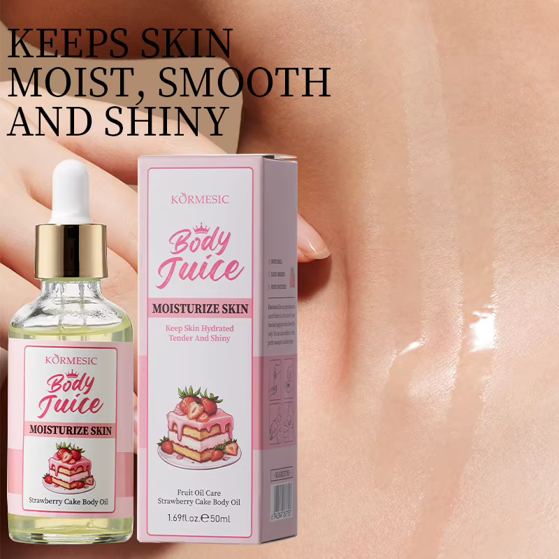 KORMESIC Huile corporelle gâteau aux fraises - Hydratant