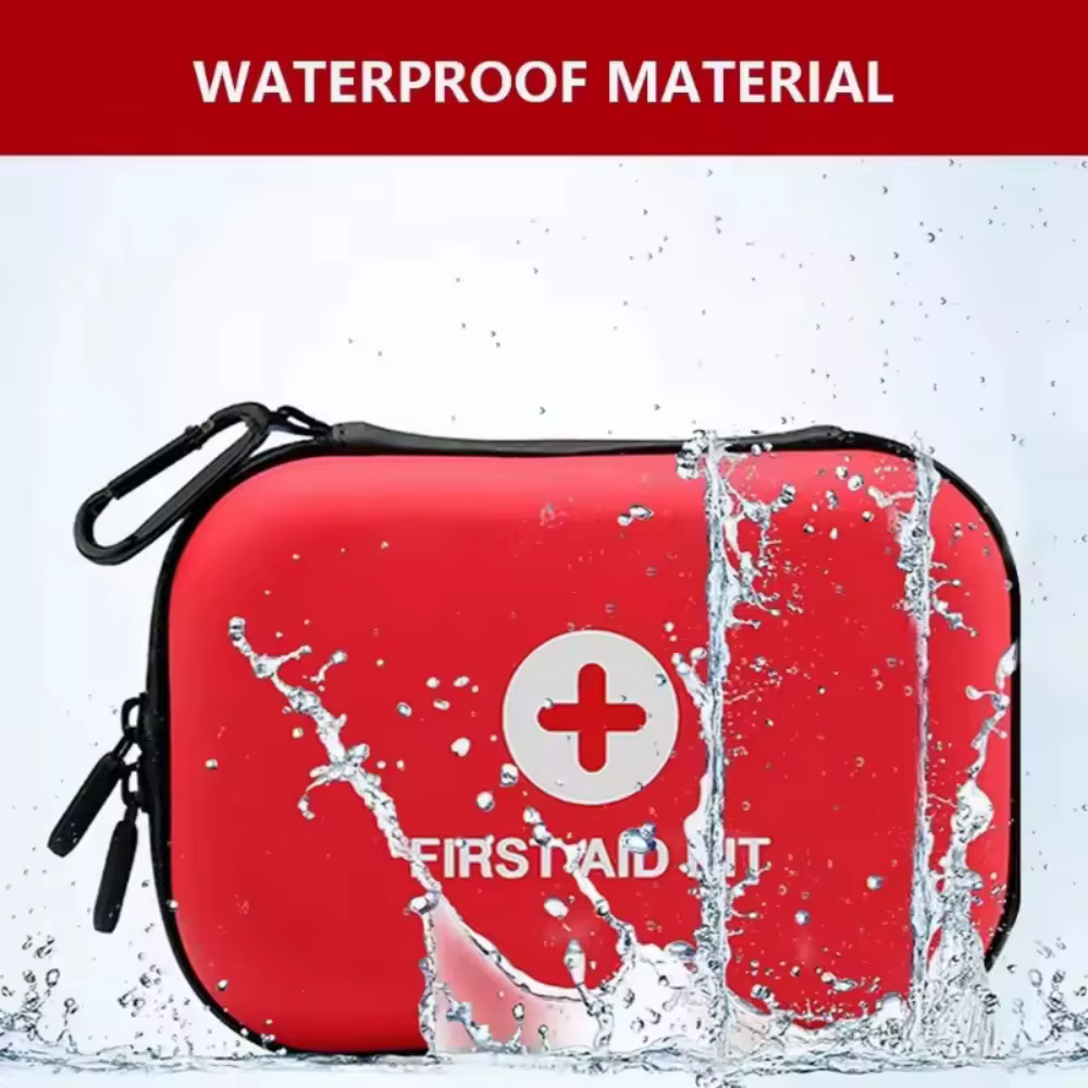 Trousse de premiers secours vide, boîte de rangement pour premiers secours, petite trousse de premiers secours étanche, protégez vos proches, idéale pour la maison, le bureau, la voiture