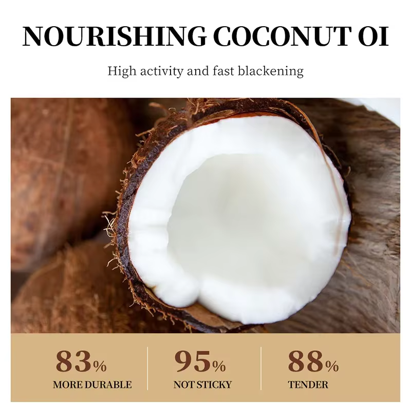 250ml noix de coco apaiser la peau sèche éclaircir les ridules huile de Massage du visage nourrir les cheveux élimine