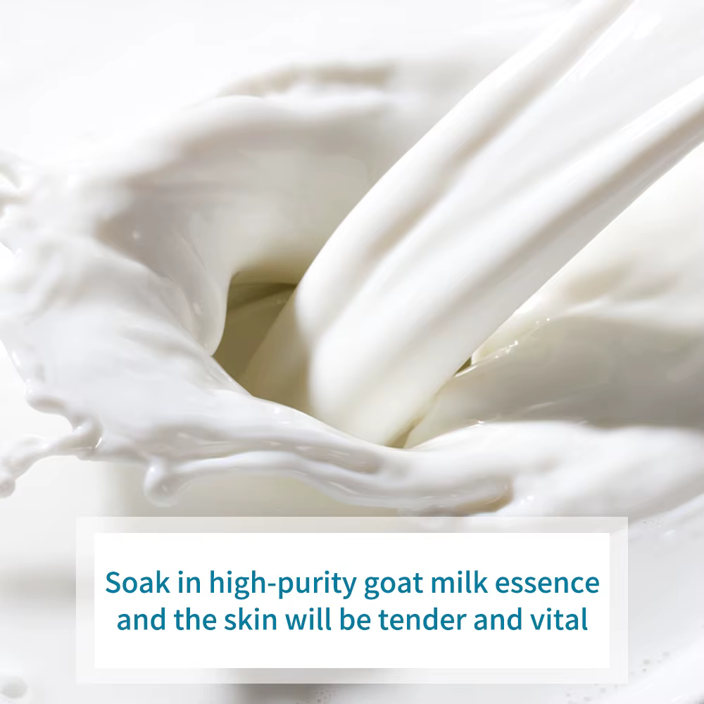 Masque pour les mains au lait de chèvre