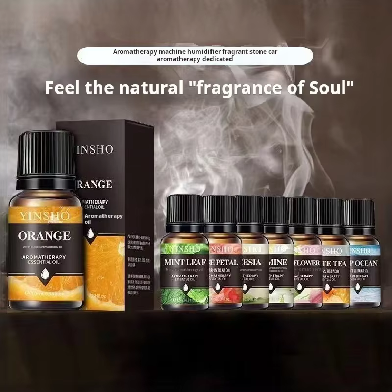 17 saveurs 10ml huiles essentielles pour diffuseur d'arôme humidificateur d'air maison soluble dans l'eau lavande Rose Eucalyptus blanc pêche Oolong