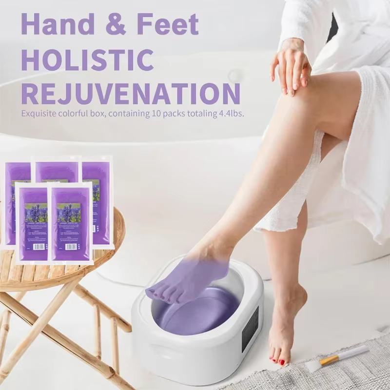 Cire de paraffine pour soins des mains et des pieds