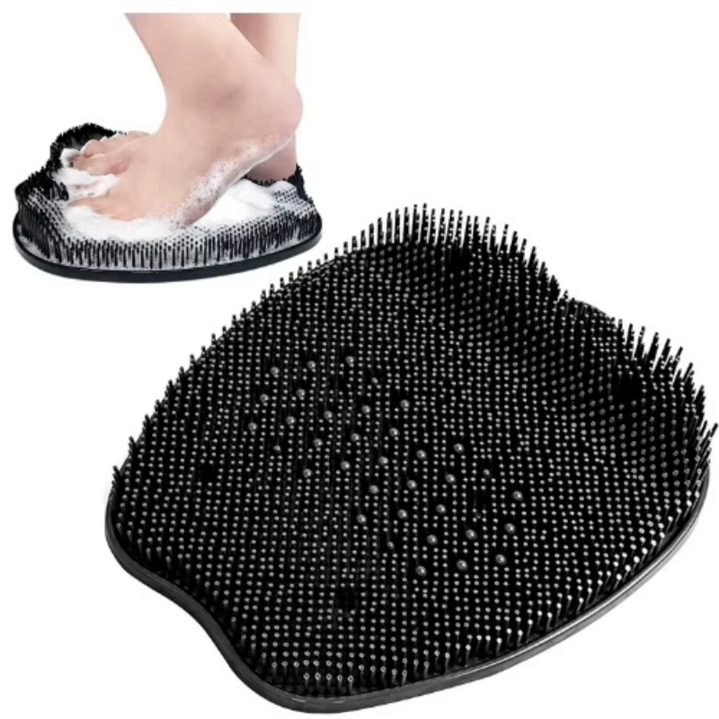 Tapis de douche exfoliant doux et sûr pour les pieds