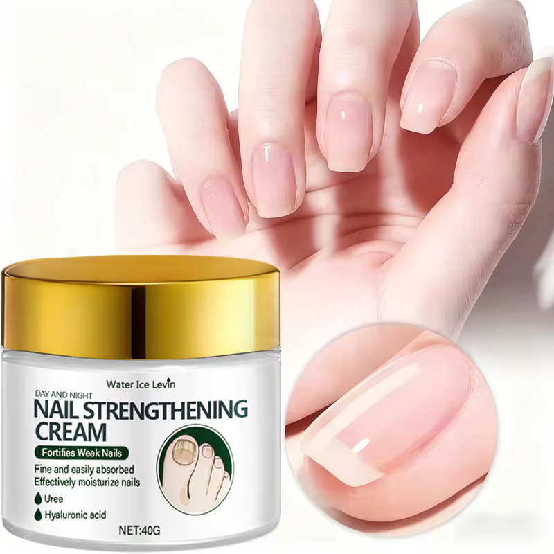 Crème fortifiant les ongles jour et nuit à l'acide hyaluronique et à l'urée – Hydrate efficacement