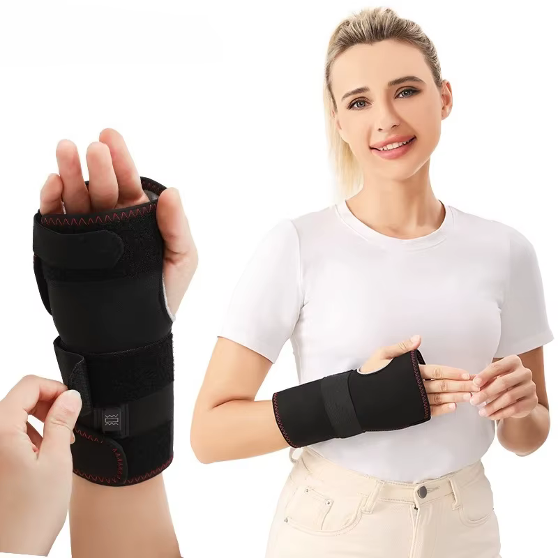 Support de main chauffant massant par vibration pour soulager la douleur et l'engourdissement des articulations du