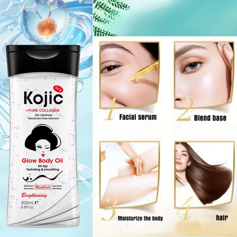 200ml Huile corporelle à l'acide kojique