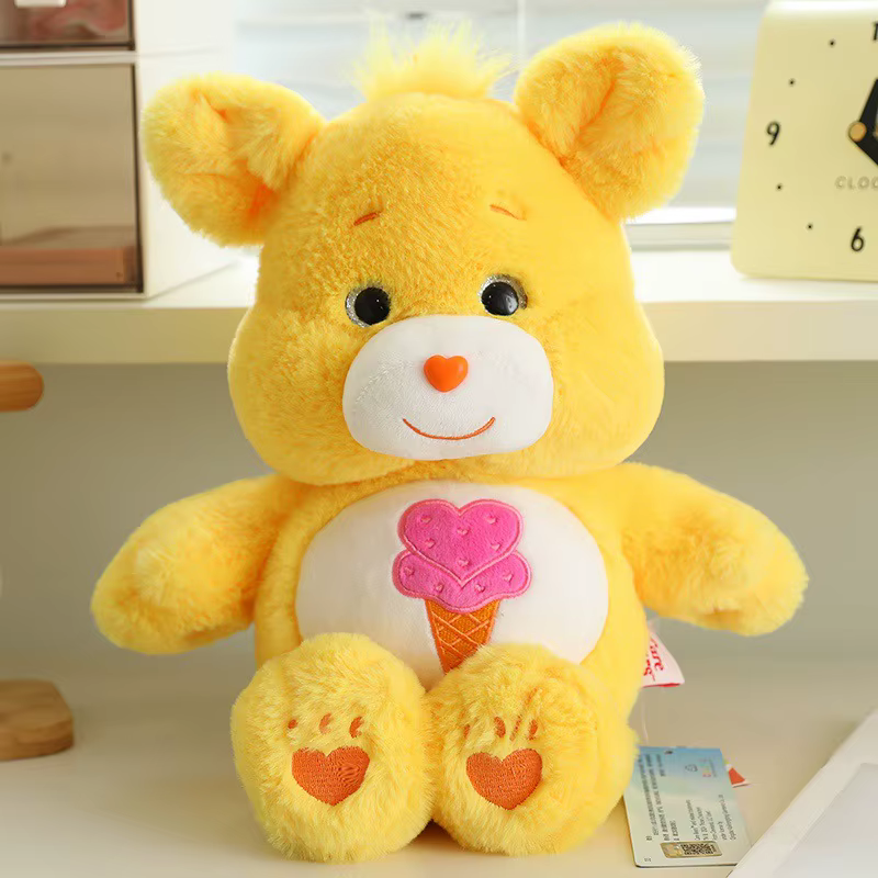 Peluches douces et moelleuses de 33 cm, animaux de la forêt, Care Bears authentiques, de haute qualité, cadeaux de remise de diplôme, de Noël et d'anniversaire