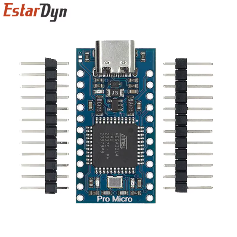 Module USB MICRO/TYPE-C ATMEGA32U4, carte 5V 16MHz pour contrôleur ATMEGA32U4-AU/MU Pro-Micro, remplace Pro Mini