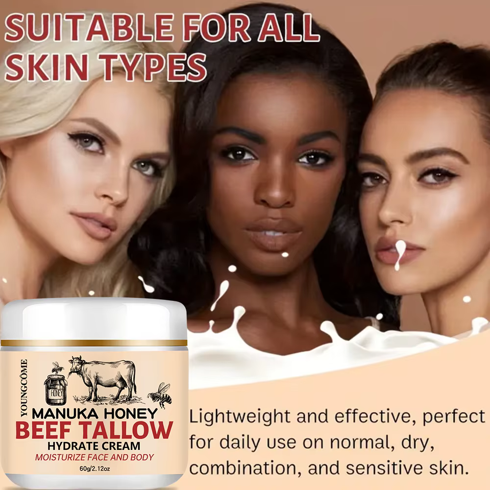 Manuka miel boeuf Tallow crème pour le visage hydratant