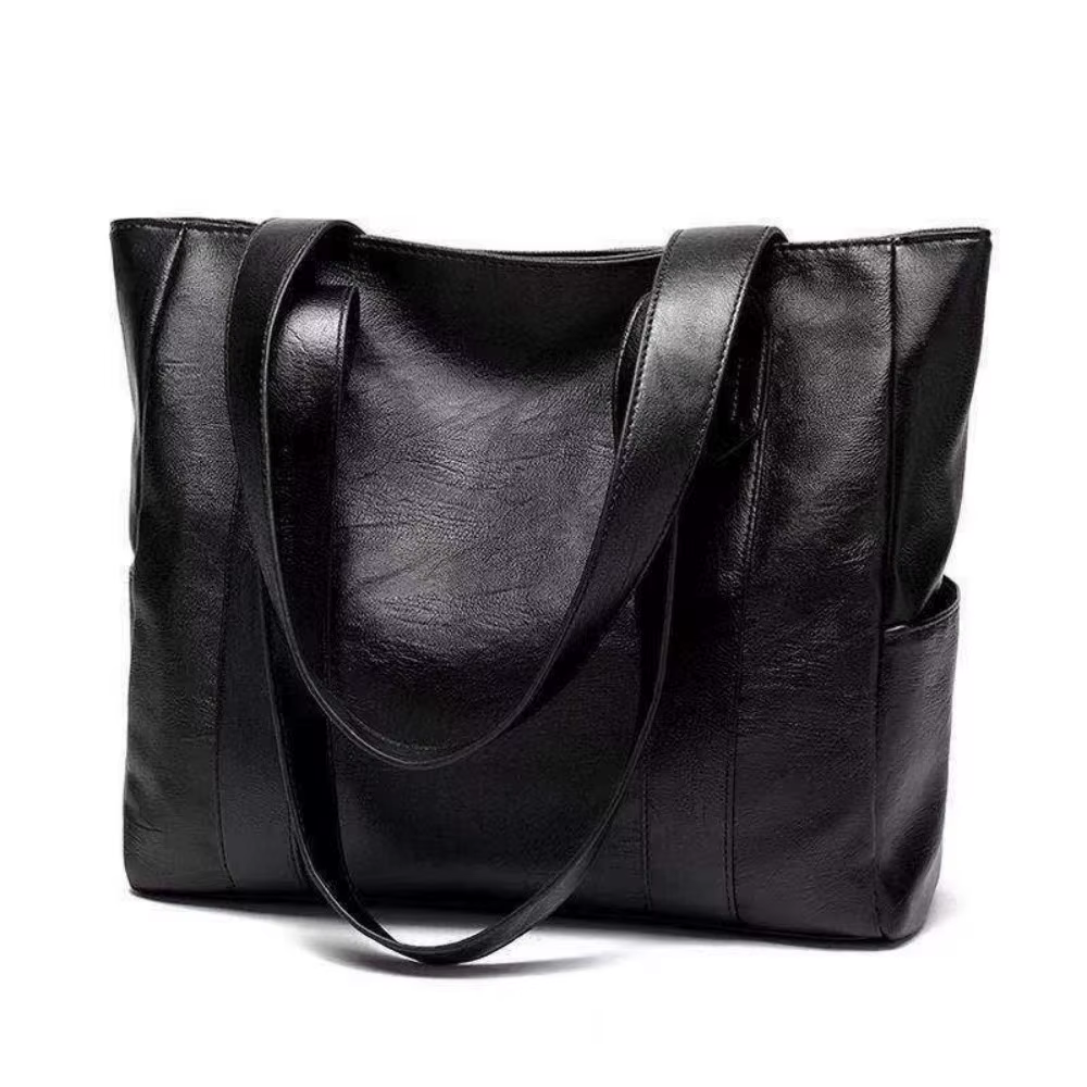 Sac fourre-tout en cuir pour femme, Rich an Wanita, Besar initié, Perempuan