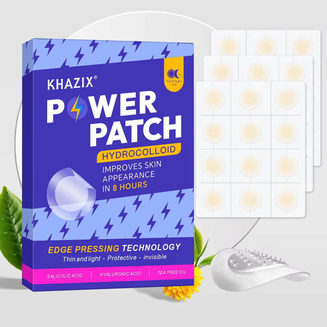 12/24 patchs anti-acné à base d'huile d'arbre à thé et d'acide salicylique