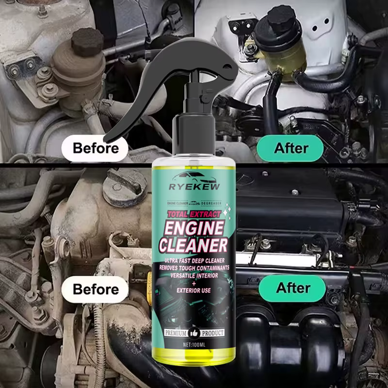 Nettoyant puissant pour compartiment moteur – Dégraissant profond, éliminateur de graisse et de poussière tenaces, protecteur de brillance moteur, produit d'entretien et de detailing