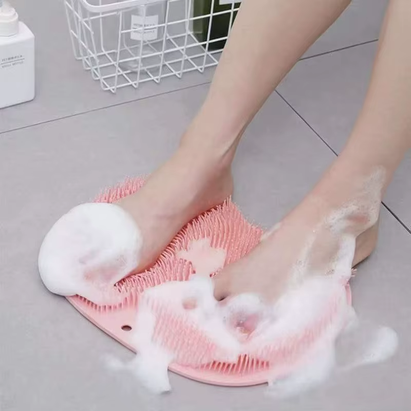 Brosse exfoliante pour les pieds et épurateur du dos