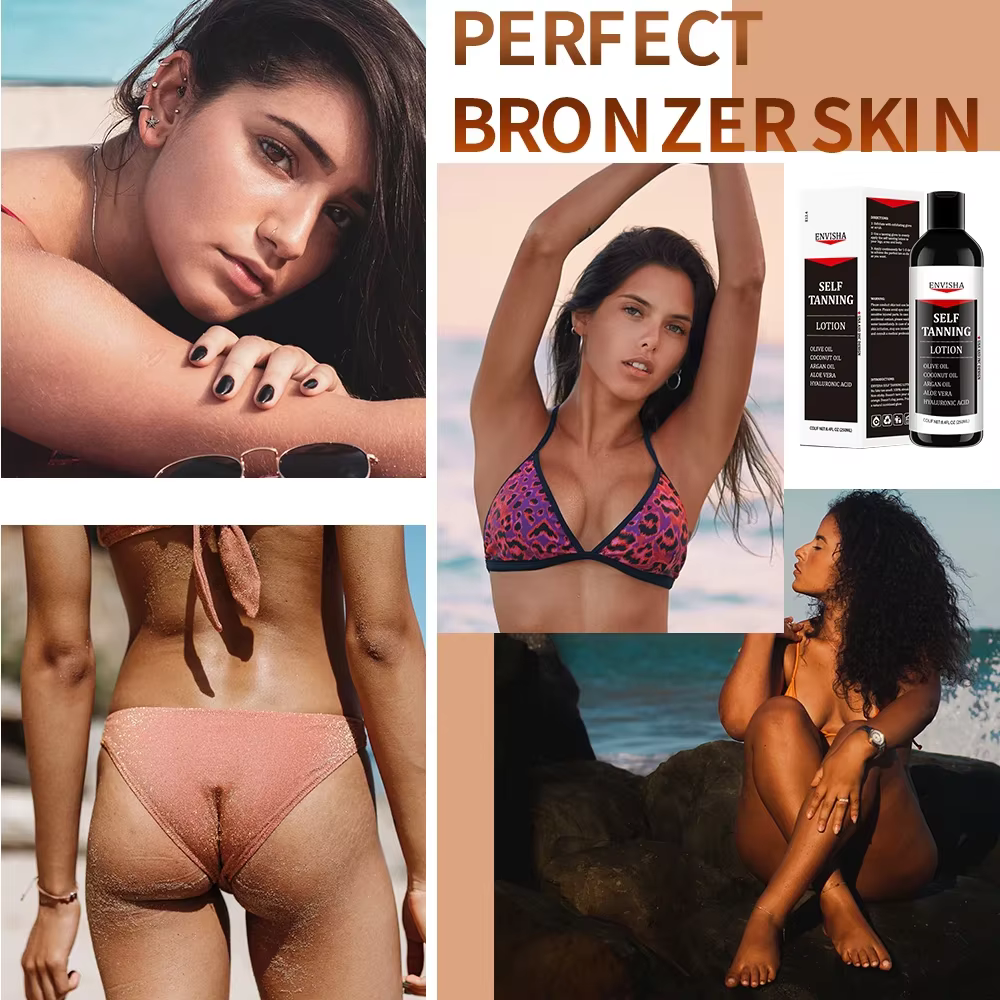 Crème autobronzante pour le corps