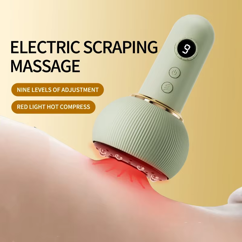 Ventouses électriques masseur ventouse sous vide GuaSha Anti Cellulite beauté santé grattage chaleur infrarouge corps minceur Massage