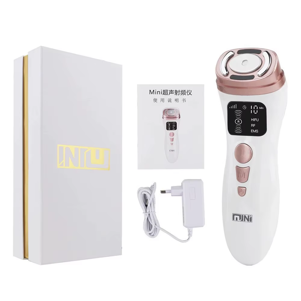 Mini dispositif de beauté du visage à microcourant HIFU EMS