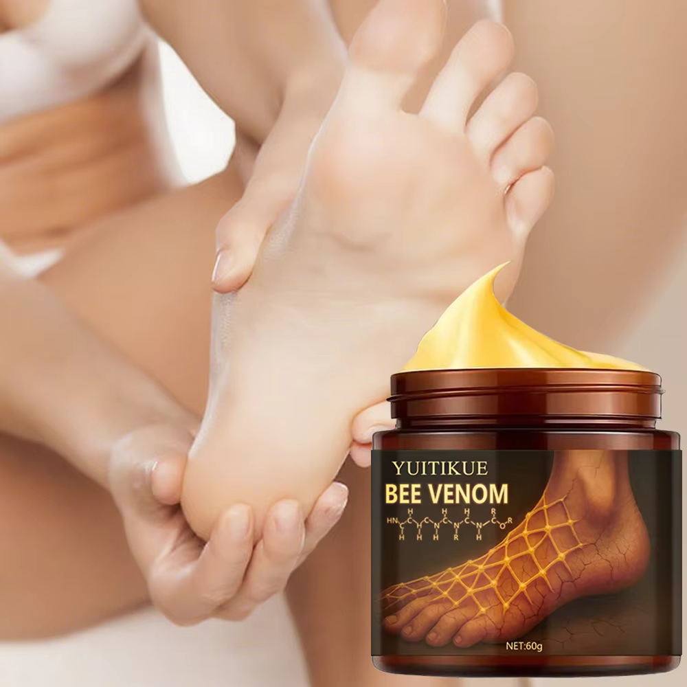 Crème pour les pieds au venin d'abeille