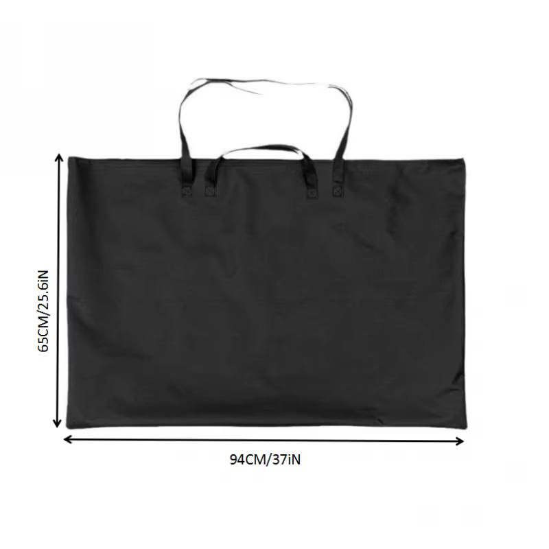 Ensemble de sacs de planche à dessin, sac d'art pliable pour planches à dessin d'ingénierie et d'architecture, sac à bandoulière demi-plié