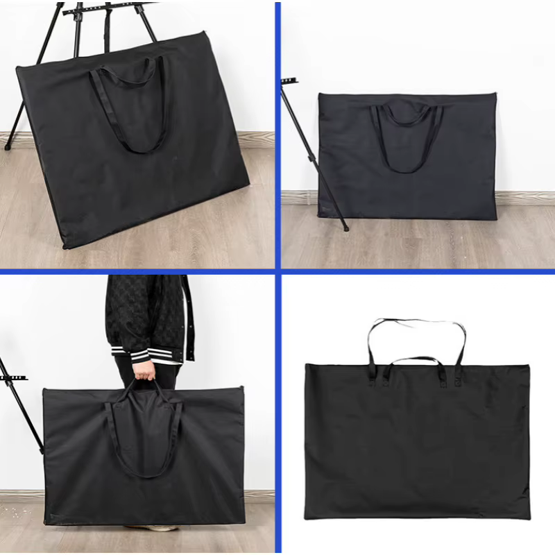 Ensemble de sacs de planche à dessin, sac d'art pliable pour planches à dessin d'ingénierie et d'architecture, sac à bandoulière demi-plié