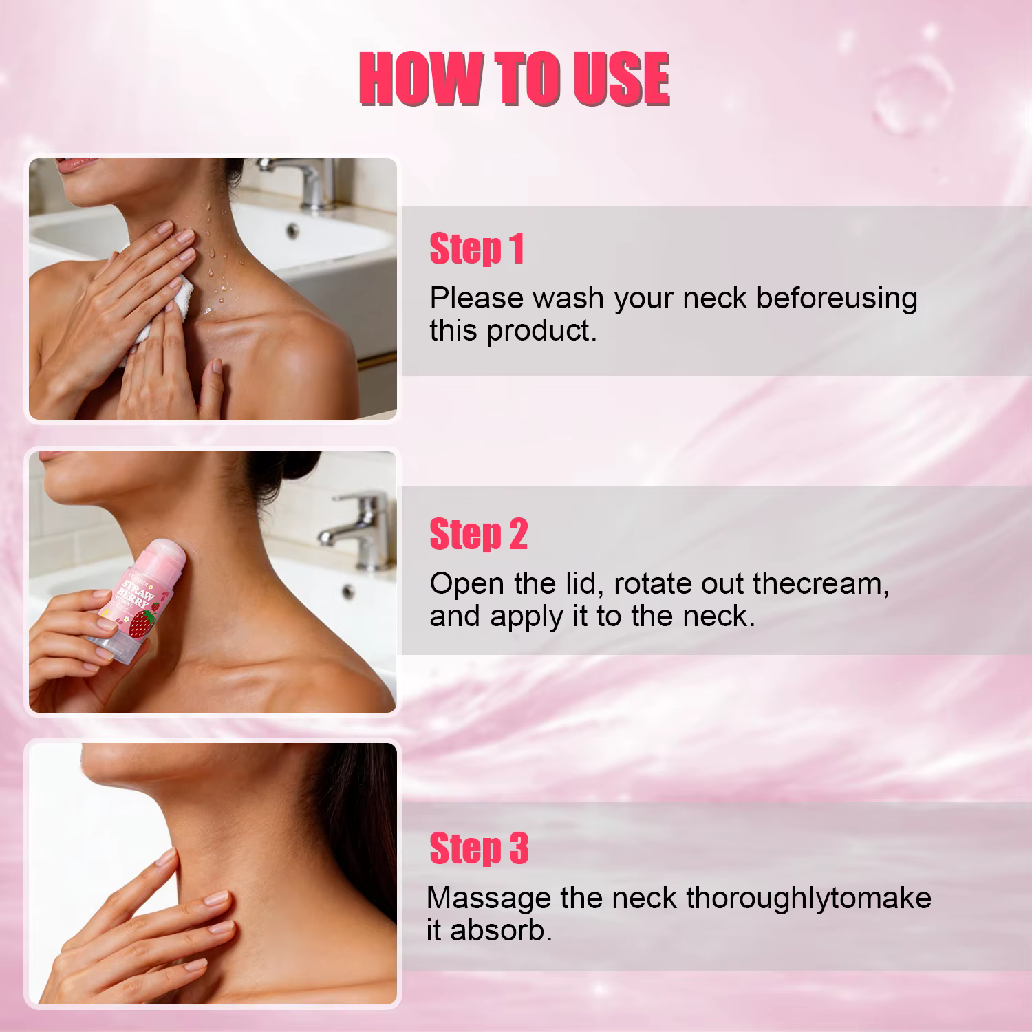 Stick Crème Visage à la Fraise VC