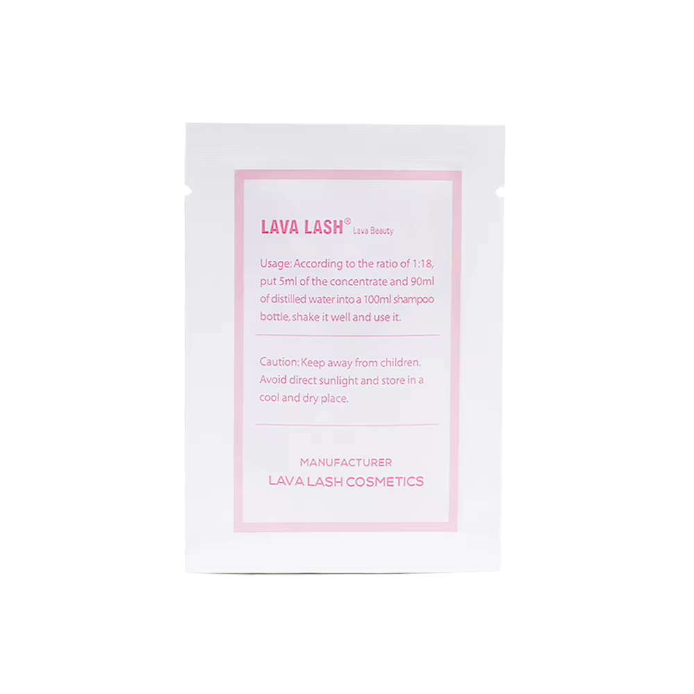 Shampoing pour extensions de cils