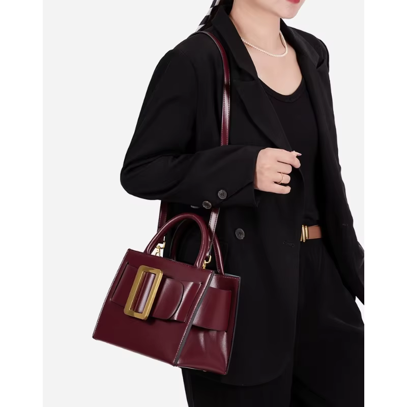 Sac à main chic à boucle pour femme 2026 – Nouveau sac à bandoulière de luxe tendance et de haute qualité, design distinctif en similicuir