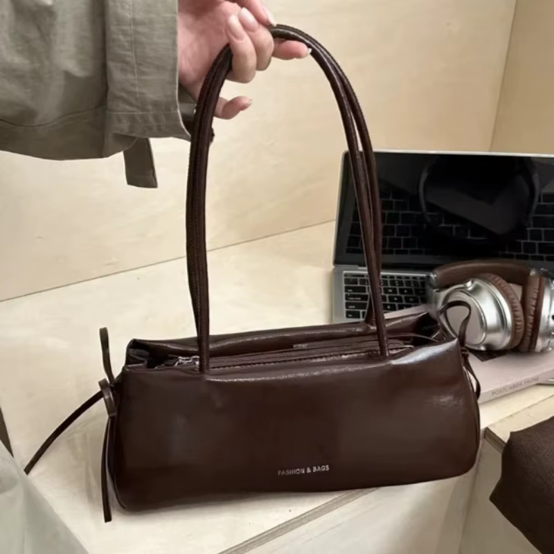 Nouveau sac à main pour femme en PU souple de couleur unie avec nœud, sac à bandoulière, sac sous le bras, sacs de créateurs pour femme, sacs de luxe, Bolsa Feminina