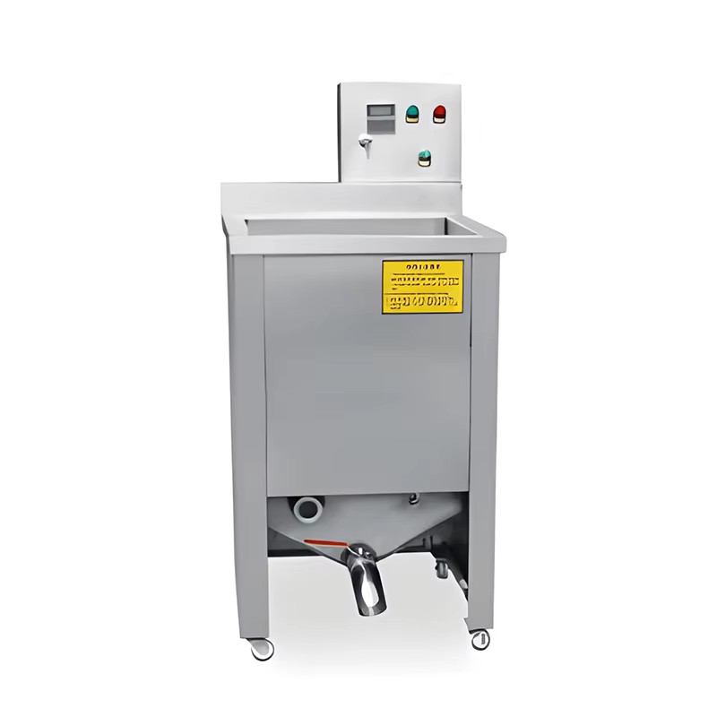Friteuse à alimentation rapide écoénergétique avec filtration automatique de l'huile pour prolonger la durée de vie de l'huile