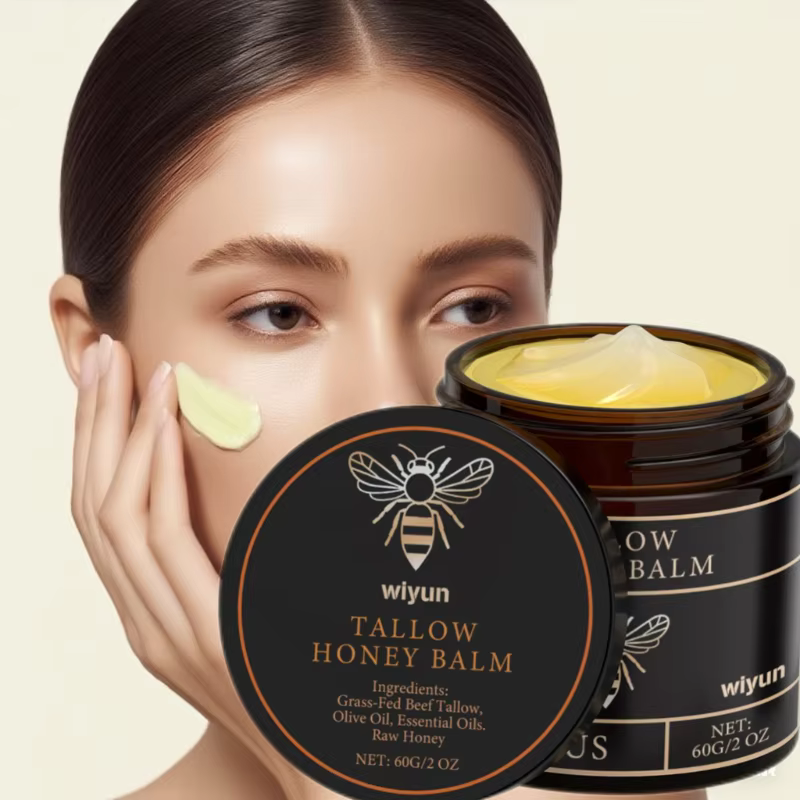 Beef Tallow Balmwith crème hydratante au miel brut doux hydratant nourrissant longue durée Non collant