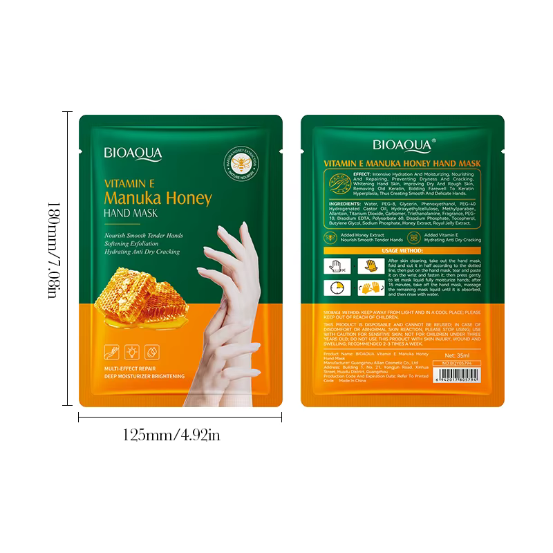 Masque pour les mains à la vitamine E