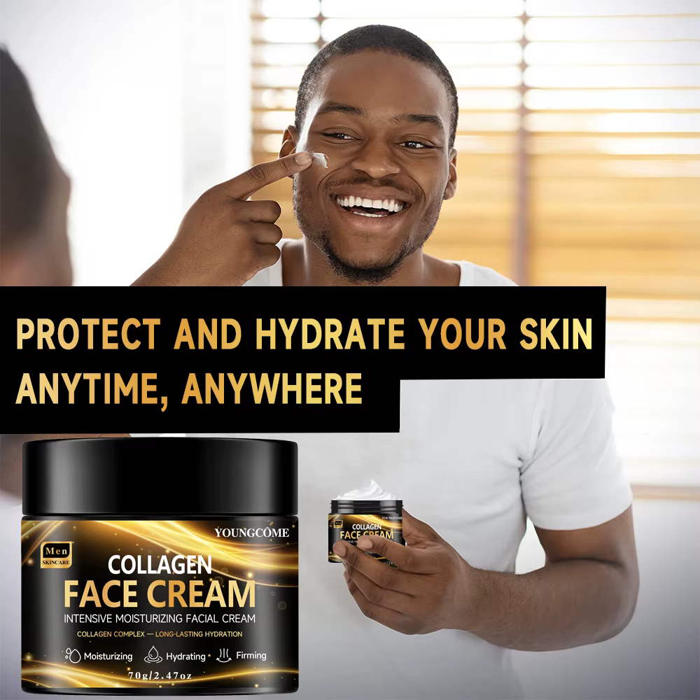 Crème raffermissante et hydratante au collagène rétinol pour hommes