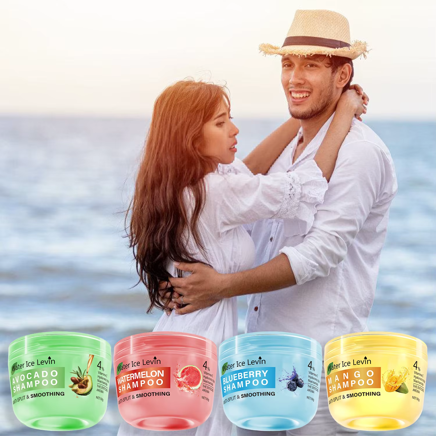 Pack Shampoing Fruits Tropicaux - Hydratation Profonde, Réparation Cheveux Secs Abîmés - Soin Capillaire Spécial Saison Automne Hiver